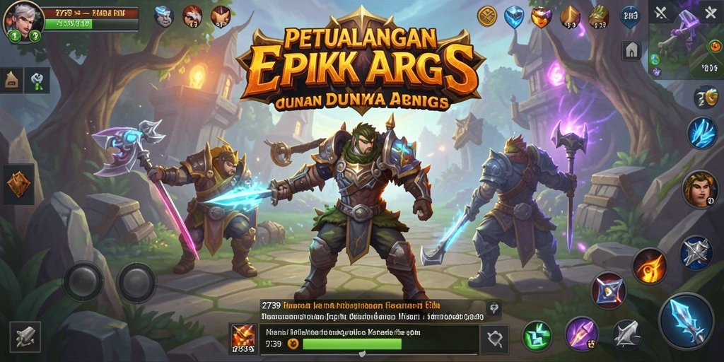 Tampilan gameplay yang mendebarkan di dunia ARPG 2739.