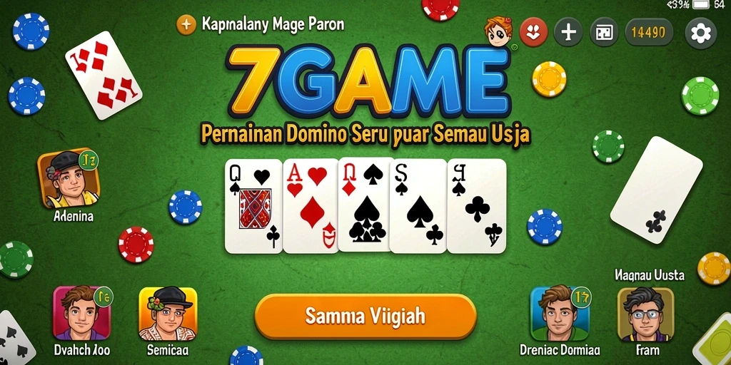 Tangkapan layar gameplay 7GAME yang menampilkan pemain berinteraksi.