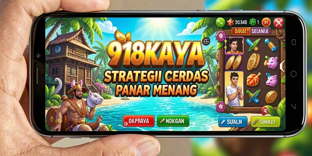 Tampilan gameplay 918KAYA yang seru dan mendebarkan.