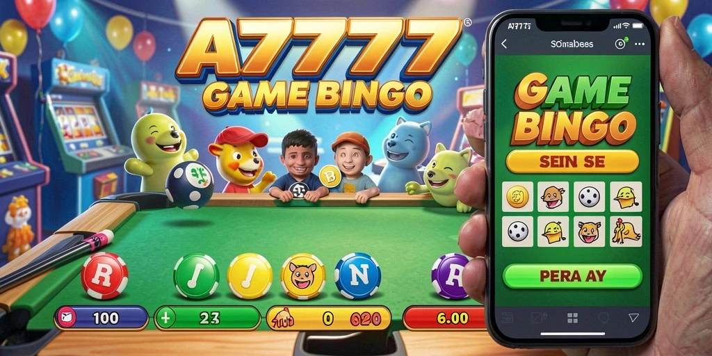 Tampilan gameplay Bingo seru di A7777 dengan fitur interaktif.