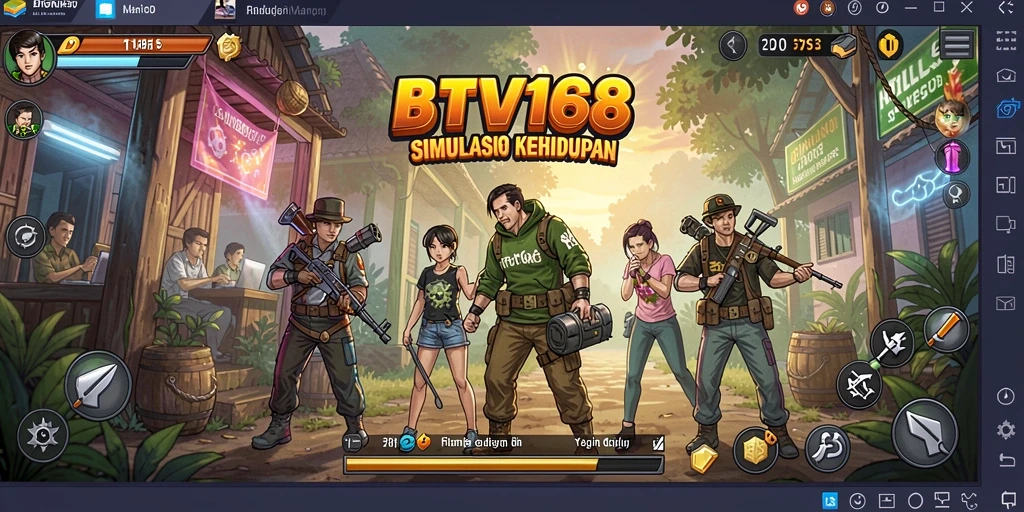 Gameplay menarik dalam BTV168, simulasikan kehidupan virtual dengan detail.