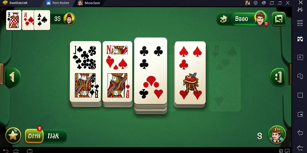 Tampilan gameplay seru DKK dalam permainan Domino.
