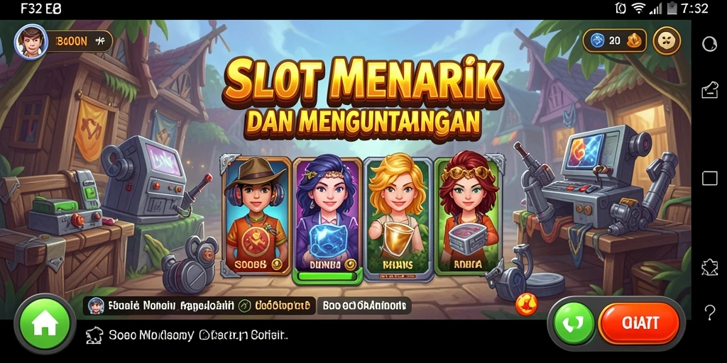 Tampilan gameplay F32 yang menarik dan penuh warna.