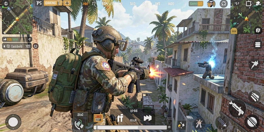 Tampilan gameplay seru dalam IDRKING dengan grafis memukau.