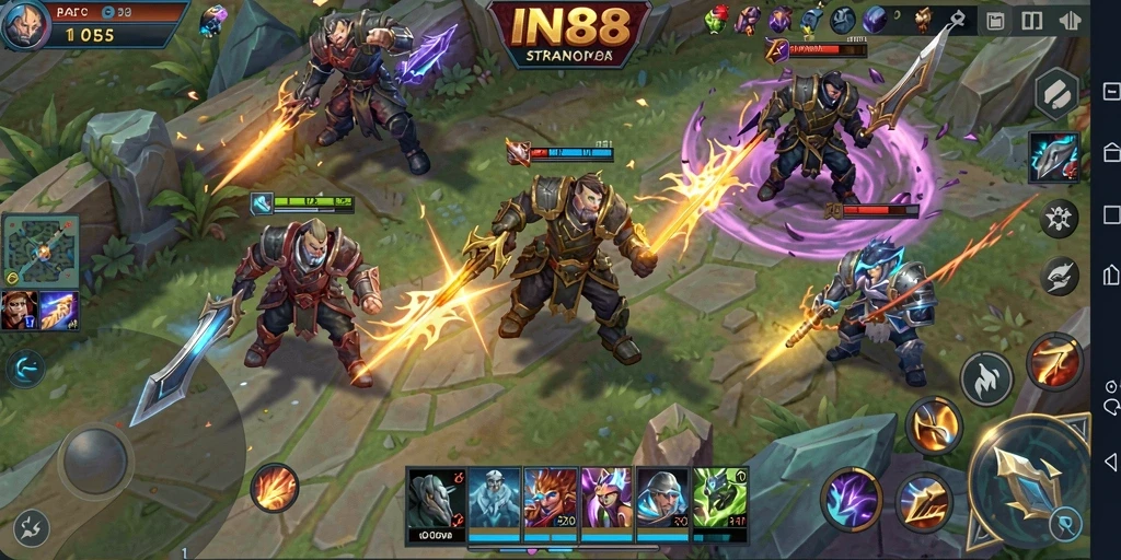 Tampilan aksi seru dalam gameplay <strong>IN88</strong> yang mendebarkan.