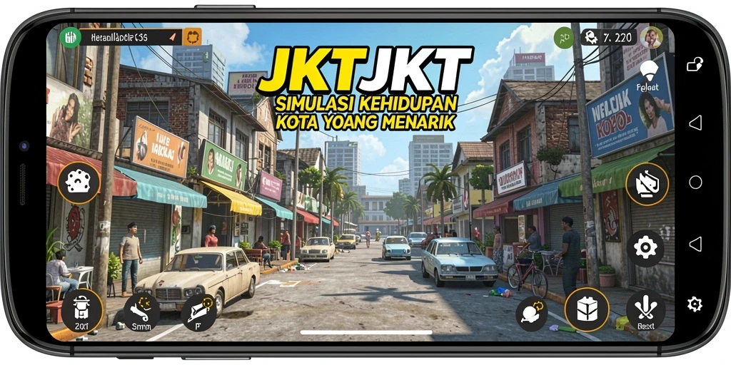 Tangkapan layar keseruan gameplay JKTJKT dengan berbagai fitur menarik.