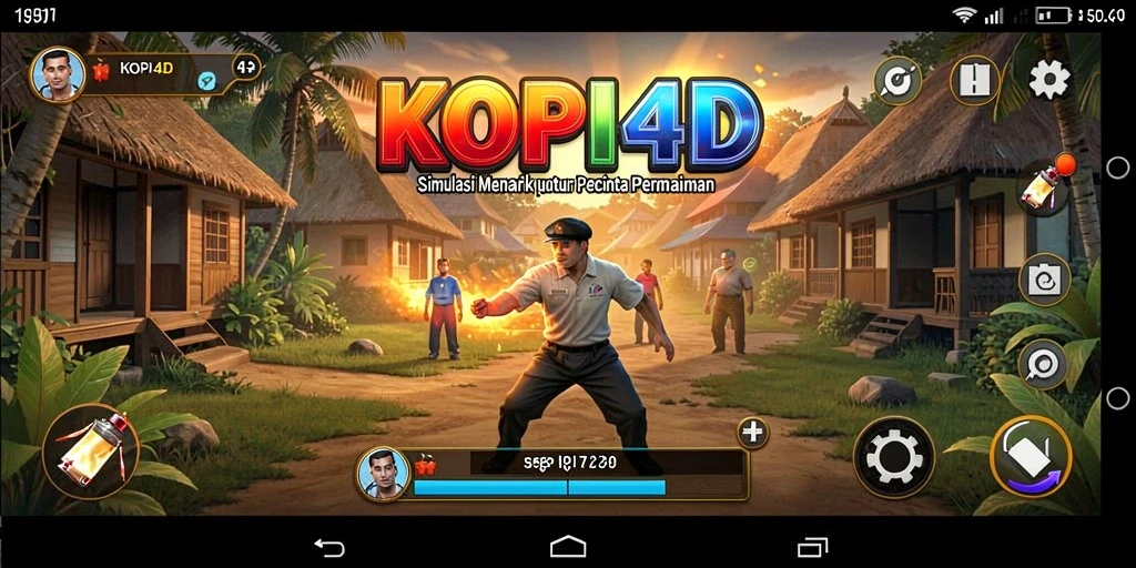 Screenshot KOPI4D menampilkan pengalaman gameplay simulasi yang menarik.