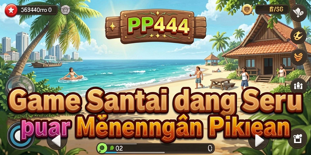 Tampilan seru dan menarik dari gameplay PP444.