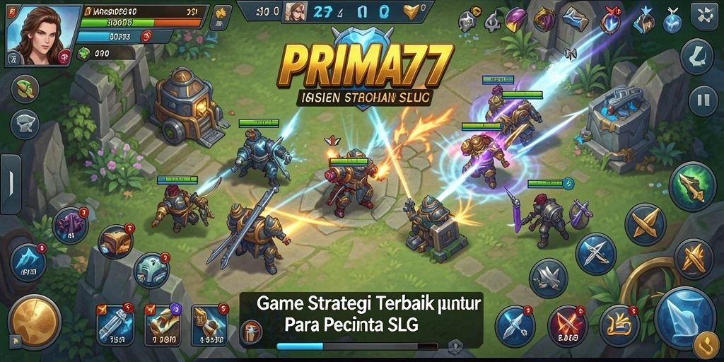 Tampilan gameplay seru dan penuh tantangan di PRIMA77.
