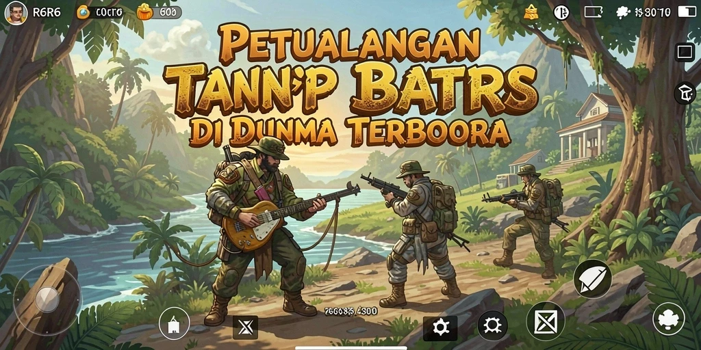 Screenshot gameplay R6R6 yang menampilkan dunia terbuka yang luas.