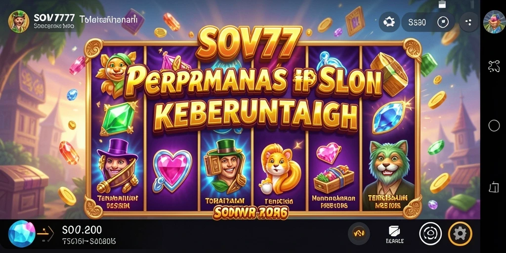 Tampilan gameplay <strong>SOV777</strong> yang mengasyikkan dan penuh warna.