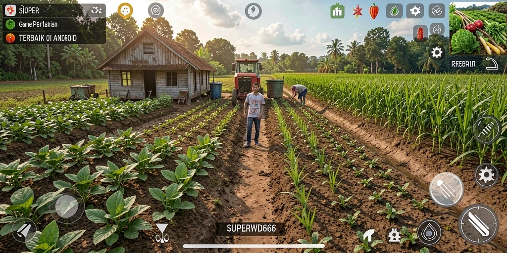 Tampilan gameplay SUPERWD666 yang menarik dan interaktif.