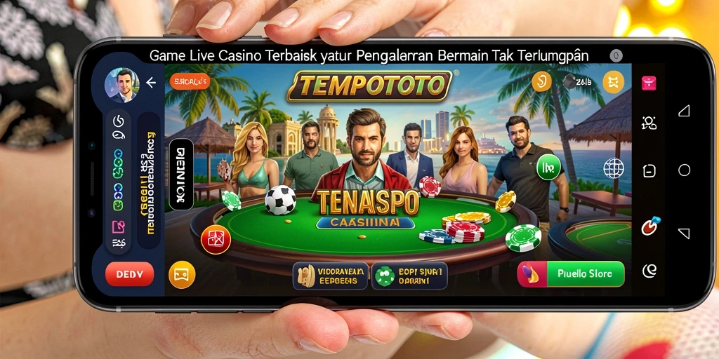 Gameplay Live Casino yang mendebarkan di TEMPOTOTO.