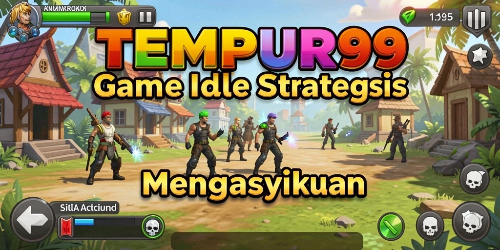 Tampilan gameplay menarik dari TEMPUR99 dengan mekanisme Idle yang memikat.